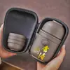 Conjunto de Chá Presente Conjunto de Chá Portátil para Viagem Zisha Vidro Copo Rápido Copo de Justiça Uma Panela Seis Copos Separação de Água e Chá Conjunto Completo