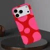 Aliexpress Mais Vendido Cor Retro Americana Color Blocking Bolinhas Grandes Capa de Celular Iphone18Pm Capa com Película Fosca de Alta Definição