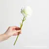 Ramo de flores artificiales de seda de clavel para el Día del Maestro, regalos para el Día de la Madre, decoración de bodas y flores artificiales decorativas