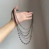 Collar de Cuentas Estilo Étnico Retro con Diseño Multicapa, Cadena Larga Elegante y Moderna para Mujer