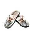 JIT dropshipping transfronterizo más vendido patrón de vaca de las Highlands otoño unisex zapatillas de algodón para casa POD dropshipping
