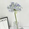 Flor artificial de flor de arroz de encaje grande de un solo tallo para decoración del hogar, paisajismo de salones de bodas y arreglos florales; venta al por mayor de gypsophila