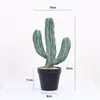 Estilo Escandinavo Cacto Simulador Coluna de Dragão Cacto em Vaso Decoração de Casa Interna Ornamentos Planta Biônica Paisagismo