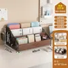 Organizador de arquivos de mesa, caixa de armazenamento de pastas para escritório, suporte para livros de papel A4, porta-arquivos, porta-documentos para estação de trabalho