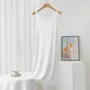 Falda chaleco de modal talla grande para mujer, primavera y verano, suelta, vestido largo, color liso, línea A, falda base, pijama para casa
