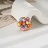 Case de celular camélia de nicho da moda, adesivo de decoração traseiro, acessórios DIY, materiais e acessórios de decoração de sapatos em acrílico