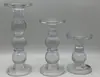Suporte de Velas de Vidro Artesanato de Fábrica Restaurante Europeu Suporte de Velas de Cristal de Perna Alta Enfeites Enfeites