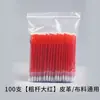 Recarga de alta temperatura que desaparece, 100 hastes grossas, caneta de desbotamento para roupas de couro, aquecimento especial para passar roupa, desbotamento automático da cor