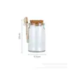 Venta al por mayor Spot Frasco de Vidrio con Tapa de Corcho de Oreja Única Frasco de Almacenamiento Frasco de Corcho para Botella Amazon Transfronterizo con Corcho Cuchara de Madera