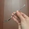 Cuchara de té de acero inoxidable con patrón de taladro, cuchara pequeña multiusos, cuchara para condimentos, cuchara creativa para el té de la tarde, mango redondo, cuchara pequeña para té, cuchara para remover
