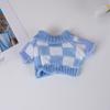 Roupas de Boneca Suéter de Tricô, Roupas de Boneca em Fio Listrado Multicor com Estampa de Coração, Tops para Vestir Bonecas no Atacado