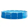 INTEX28205 Piscina redonda de estructura tubular de 8 pies para uso doméstico, niños, adultos, engrosada, parque acuático familiar, piscina de chapoteo