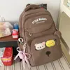 Mochila transfronteriza 2026 estilo nuevo para estudiantes de secundaria y preparatoria, diseño simple, gran capacidad, mochila casual, unisex, adecuada para ir al trabajo