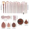 Set de 40 Piezas de Herramientas de Belleza Esponja de Maquillaje Esfera Limpiadora Facial Set de Brochas de Maquillaje Xiyin Te Transfronterizo