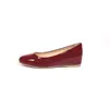 Zapatos Mary Jane con Lazo en Stock para Mujer, Zapatos Planos Redondos Dulces y Suaves, Adecuados para Combinar con Faldas, Zapatos de Ballet Bajos, Estilo Francés