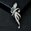 Broche de cristal de temperamento coreano ins personalidad accesorios para traje al por mayor atmósfera pin anti-luz corsage de diamantes mujer