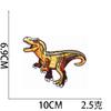 Xiao Tian Jurassic Dinossauro Adesivo Adesivo de Carro Escavadeira Bordado Zhangzi Etiqueta Bordado Adesivo Computador Bordado Selo Engomar