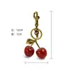 Chaveiro Pingente de Bolsa Hengjiang Sentido de Alto Padrão Feminino Exquisito Vermelho da Internet Cristal Cereja Acessórios de Carro Enfeites para Pendurar na Bolsa