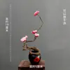 Decoração de Apresentação de Pratos de Restaurante de Hotel com Flores e Plantas, Decoração de Bandeja de Sashimi e Frutos do Mar, Guarnição de Sushi Japonês, Enfeites Criativos