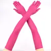Guantes de encaje de malla fina de 55 cm de largo para mujer, calcetines de mano negros de seda, sexy, transpirables, alta elasticidad, accesorios para vestido de protección solar