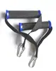 Barra alta de jalón, elíptica, barra de remo y dominadas, accesorios para equipo de gimnasio, barra de dominadas larga