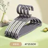 Percha de Plástico Semi-Circular de Hombro Ancho Antideslizante para Uso Doméstico, Percha Anti-Golpes para Ropa, Percha Doble Gruesa de Hombro Estrecho