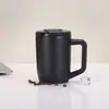 Nova Caneca Compacta de 15oz com Alça Aço Inoxidável 304 Termos Caneca de Carro Portátil com Tampa Atacado