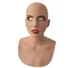 Halloween Nuevo Producto Máscara de Personaje de Látex de Abuela Gorro de Cabeza Máscara de Anciano Calvo de Abuela Fabricante en Stock