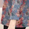 Roupas de verão para mulheres de meia-idade e idosas camisa de primavera e verão da vovó casaco de verão da senhora mãe de 70 anos 60 anos