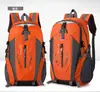 Mochila Portátil para Montanhismo ao Ar Livre Venda Quente 40L Grande Capacidade Cor Contrastante Bolsa de Viagem Leve Mochila para Viagem Curta Mulheres