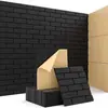 Painéis Absorventes de Som de Fibra de Poliéster, Feltro Isolante Acústico, Fornecimento Transfronteiriço, Padrão de Tijolo, Painéis Acústicos Redutores de Ruído, Decoração de Parede de Fundo