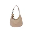Bolsa Tote, cor sólida retrô europeia e americana, camurça, casual, versátil, bolsa de ombro, bolsa de trabalho texturizada de grande capacidade para outono e inverno para mulheres