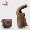 Zapatos Casuales de Cuero para Hombre Ram Zapatos de Malla Transpirable para Verano y Otoño Zapatos de Piel Genuina de Vacuno Zapatos Retro para Hombre de Mediana Edad y Ancianos