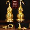 Nuevo Modelo Ornamento de Calabaza Cien Bendiciones de Cobre con Base de Cobre para Hogar, Oficina y Sala de Estar
