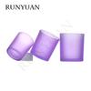 Portavelas de Vidrio de Colores para Velas 70/80/90 Calibre en Stock Portavelas de Vidrio Aromático con Tapa Contenedor de Velas