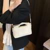 Bolso Satchel Balde Commuter Simple y Versátil Estilo Coreano para Mujer 2025 Nueva Moda Textura Acolchada Bandolera de un Hombro