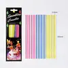 Atacado Caixa Colorida com 18 Velas de Aniversário Longas, Finas e com Glitter, Velas Pequenas Românticas com Glitter Clássico para Bolo Fabricante