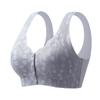 Tiktok mismo estilo hebilla frontal sujetador de encaje para mediana edad y ancianos fino inalámbrico cómodo push up talla grande ropa interior de madre mujeres