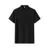 Camisa Polo Masculina com Adesivo Contínuo, Uniforme de Golfe Transfronteiriço, Roupas de Golfe com Proteção UV, Logotipo Personalizado