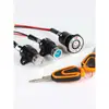 Interruptor de Llave con Bloqueo para Patinete Eléctrico Cerradura de Encendido para Triciclo Cilindro de Bloqueo para Vehículo Eléctrico Cerradura de Puerta Eléctrica Cerradura de Arranque Universal de Cabeza Grande y Pequeña
