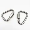 Anillo Triángulo de Acero Inoxidable 304 Anillo de Enlace Rápido Gancho para Mochila Anillo de Conexión Triángulo Equipo de Escalada