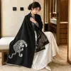 Bufanda y chal con estampado de leopardo estilo "old money" vintage más vendidos para mujer, adecuados para todas las estaciones, con un tacto lujoso y elegante