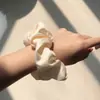 Coleção de scrunchies de verão: Elásticos de cabelo coreanos versáteis, cordões de cabelo estilo faculdade fresh, acessórios de cabelo elásticos, acessórios de cabeça para mulheres