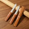 Cuchillos Dobles Dragón y Fénix para Acampar al Aire Libre, Cuchillo de Fruta Portátil, Cuchillo para Comer Carne, Cuchillo de Carne para Uso Doméstico en la Cocina, Cuchillo Cisne Dos en Uno