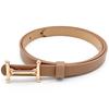 Cinto Novo Feminino de 1,5cm Cinto de Nicho de Verão Cinto de Marca Grande Feminino Cinto Fino para Calça Moda Versátil Vestido