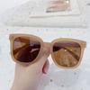 P28300 café arena TR polarizado Gafas de sol plegables protección solar conducción retro moderno protección UV pequeño y fácil de llevar