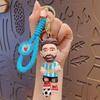 Llavero de Estrella de Fútbol de Dibujos Animados Colgante de Muñeca Decoración de Mochila para Pareja Dibujo Animado Exquisito Regalo Pequeño Venta al por Mayor