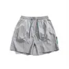 Pantalones Cortos Deportivos Básicos de Secado Rápido Estilo Japonés Nanxia Sueltos con Cordón para Exteriores de Cinco Puntos Verano Delgados para Playa