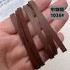 Materiais Artesanais Cordão de Couro Plano Cordão de Couro Sintético Cordão de Couro de Veado Tira de Couro Composto 4mm de Largura Veludo Coreano Couro de Lado Único