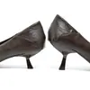 Sapatos Femininos de Luxo Vazados com Fivela de Diamante, Bico Fino Francês, Salto Fino, Versáteis, Scarpins de Boca Rasa Delicados